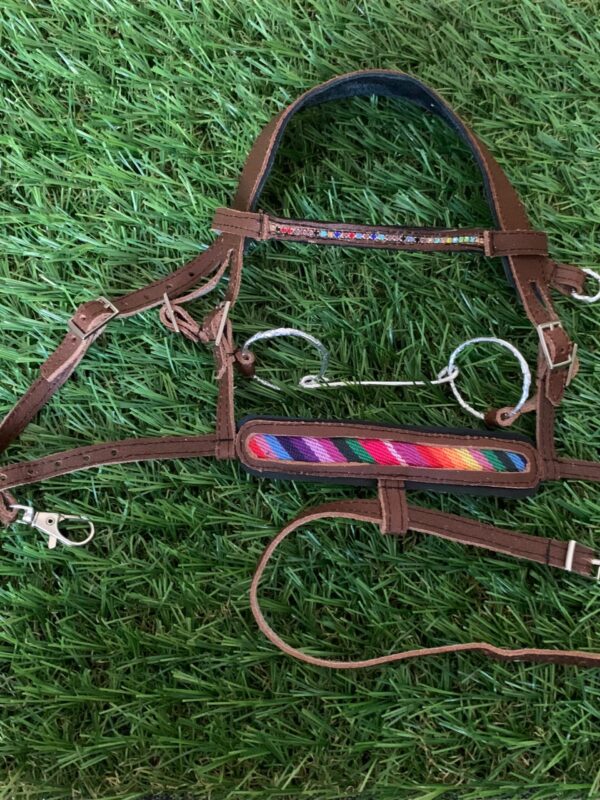 Bride polyvalente - Marron arc-en-ciel