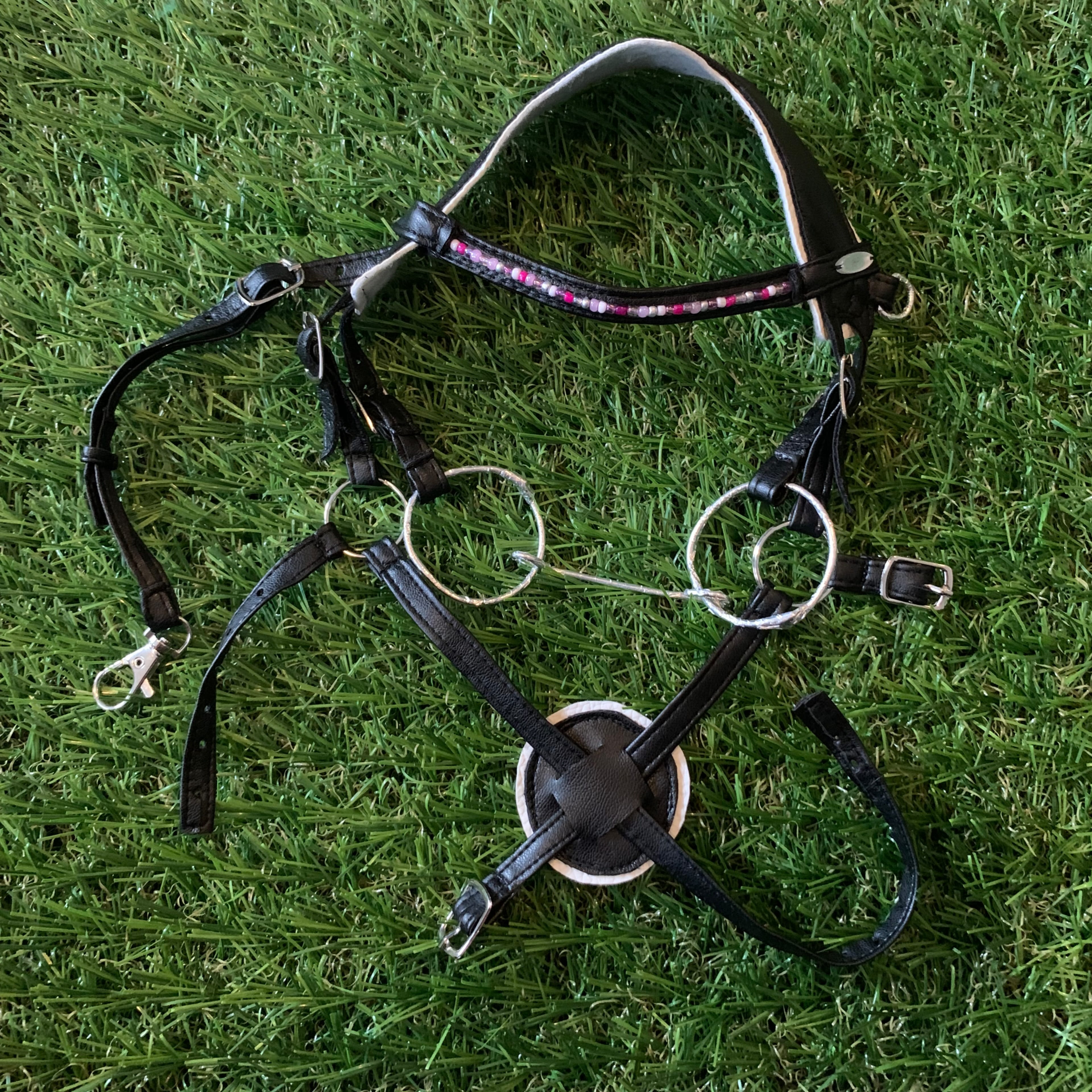 Mexican bridle - Purple & pink